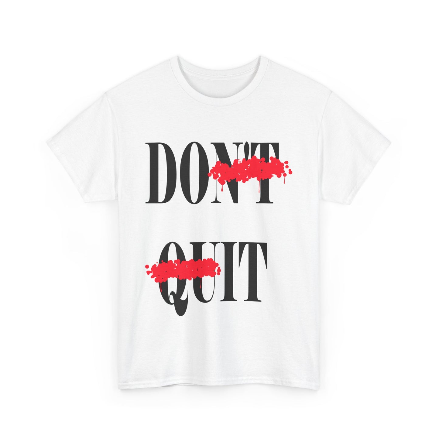 Do It / Don't Quit Unisex Heavy Cotton Tee - Retro Graphic Tee, Gift for Comic Fans, Casual Wear, Unique Streetwear, Birthday Present