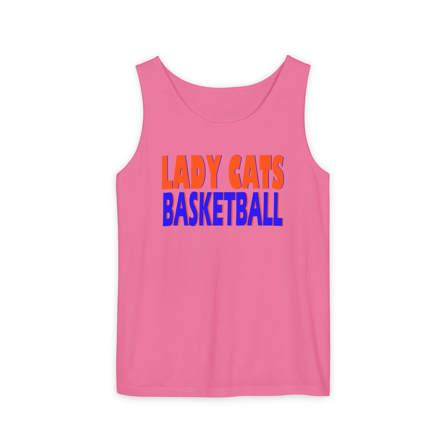 Lady Cats Basketball Tank Top, Unisex Athletic Tee for Sports Fans, Team Spirit Wear, Summer Sports Apparel, Gift for Athletes