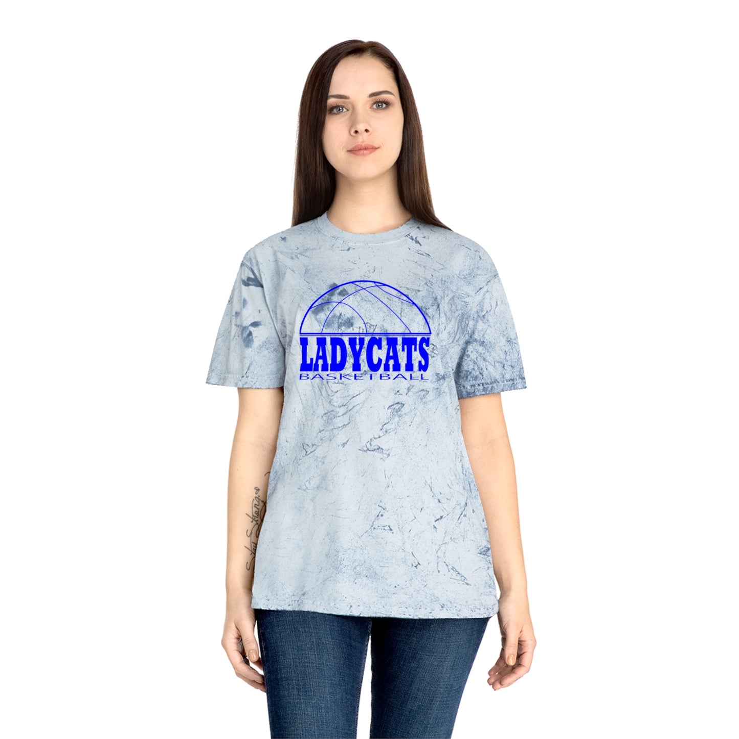 Lady Bobcat tie dye Vibrant Unisex Tie-Dye T-Shirt, Colorful Graphic Tee, Casual Wear, Summer Fashion, Festival Outfit, Unique Gift Idea