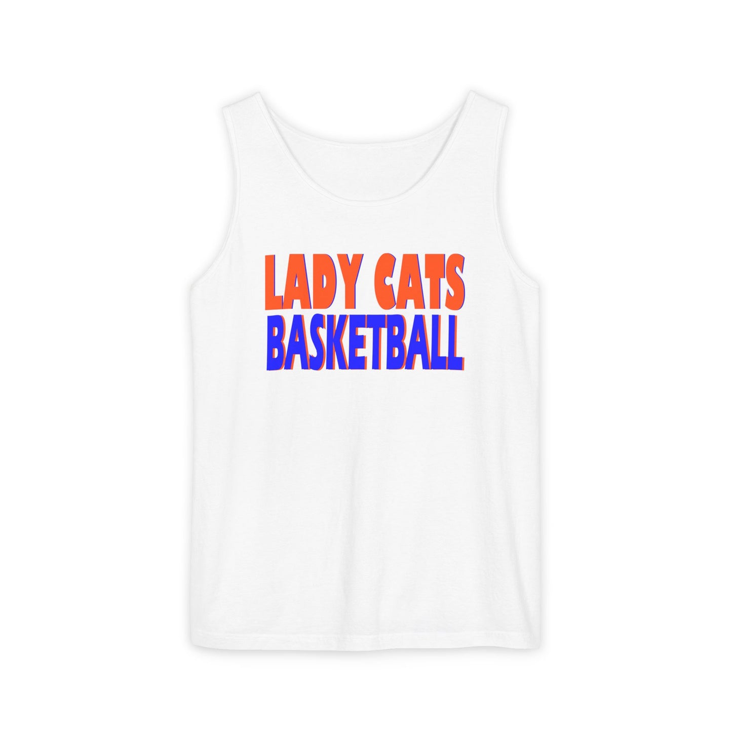 Lady Cats Basketball Tank Top, Unisex Athletic Tee for Sports Fans, Team Spirit Wear, Summer Sports Apparel, Gift for Athletes