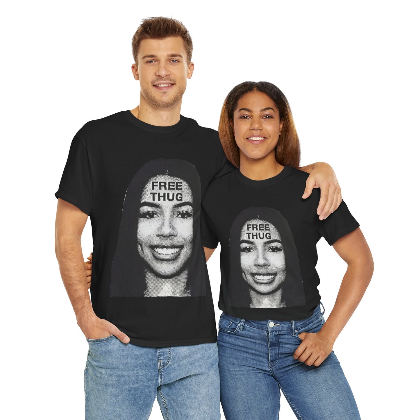 Free thug Unisex Heavy Cotton Tee