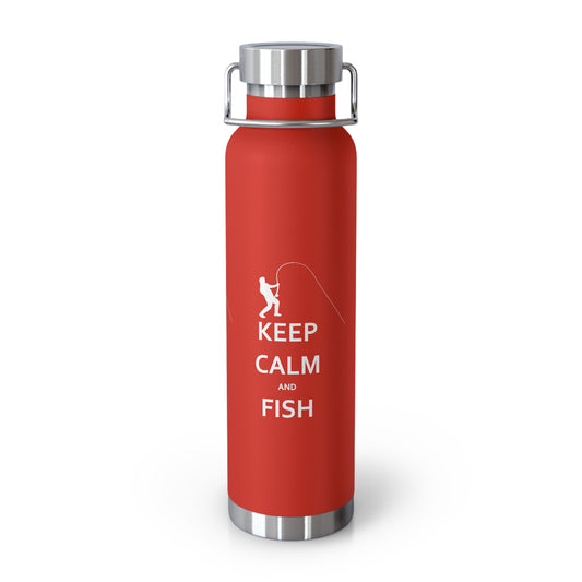 Keep FishingCopper Vacuum Insulated Bottle, 22oz