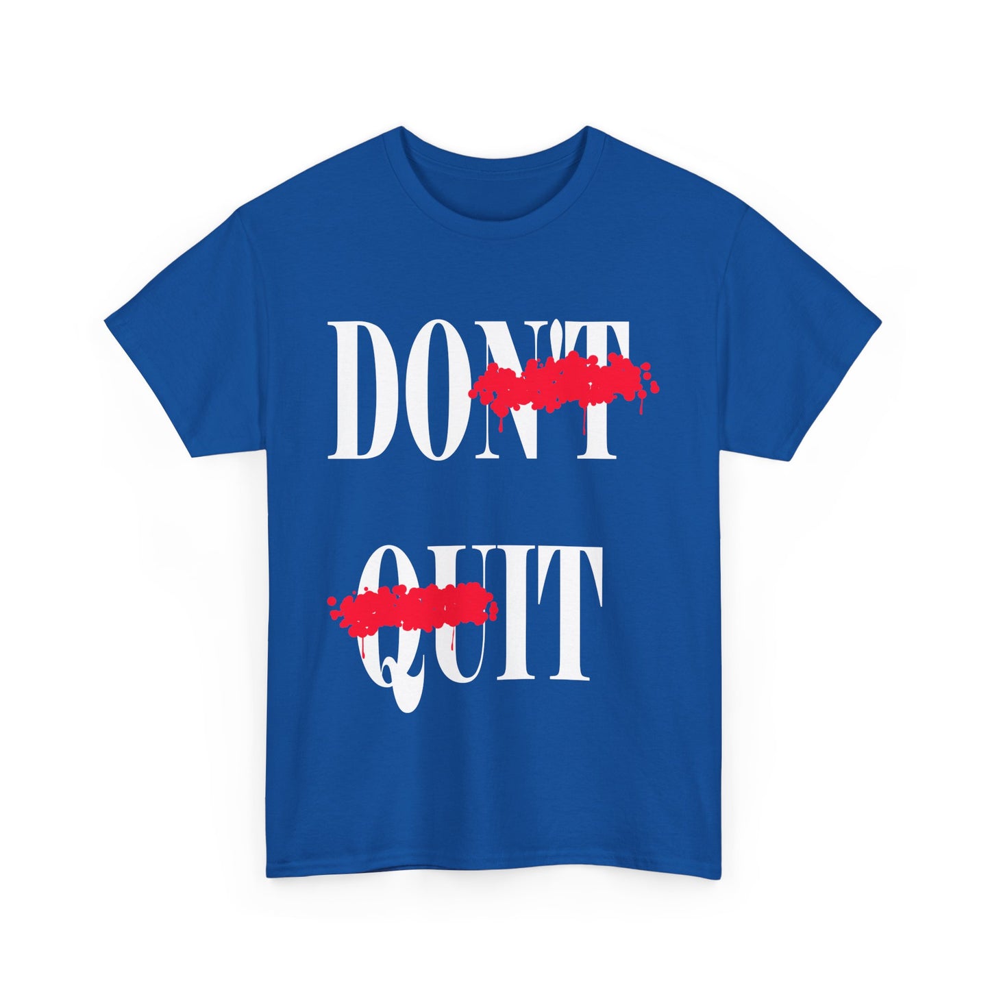 Do It / Don't Quit Unisex Heavy Cotton Tee - Retro Graphic Tee, Gift for Comic Fans, Casual Wear, Unique Streetwear, Birthday Present