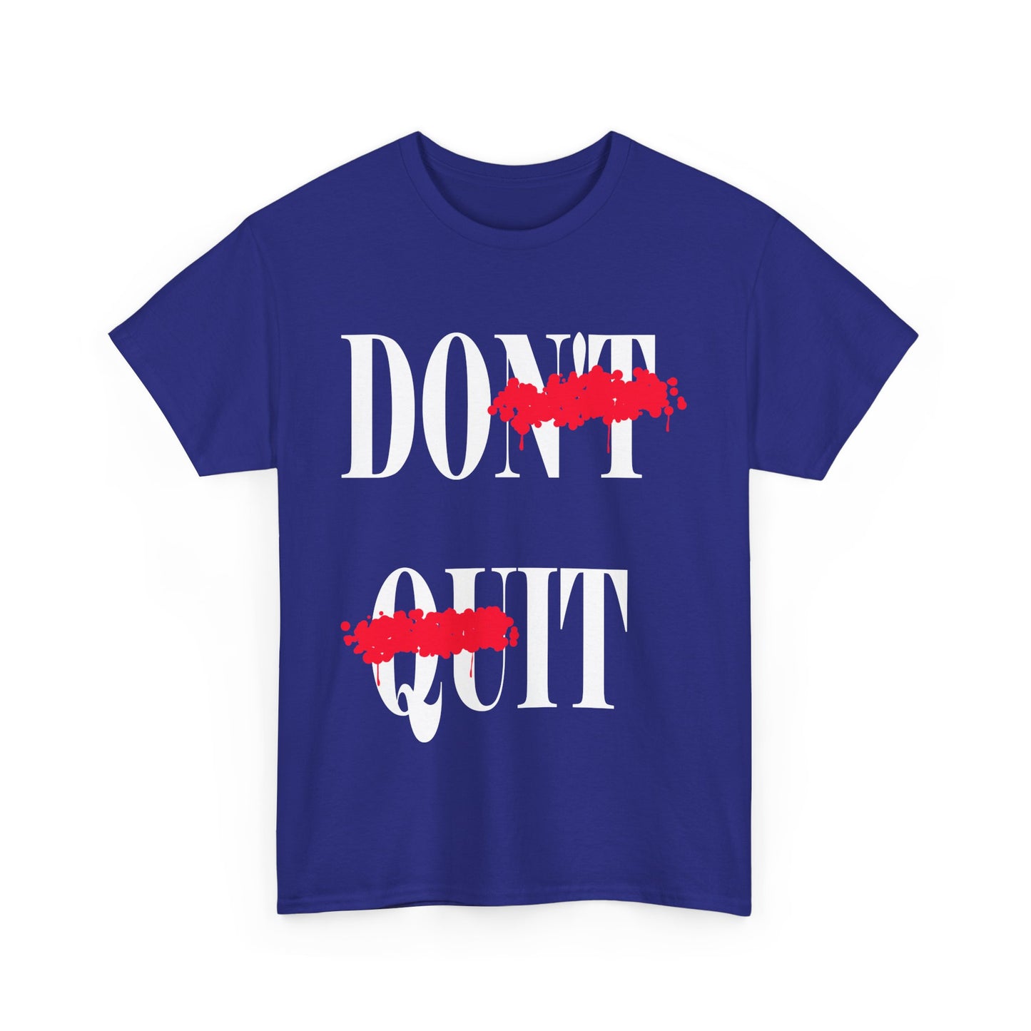 Do It / Don't Quit Unisex Heavy Cotton Tee - Retro Graphic Tee, Gift for Comic Fans, Casual Wear, Unique Streetwear, Birthday Present