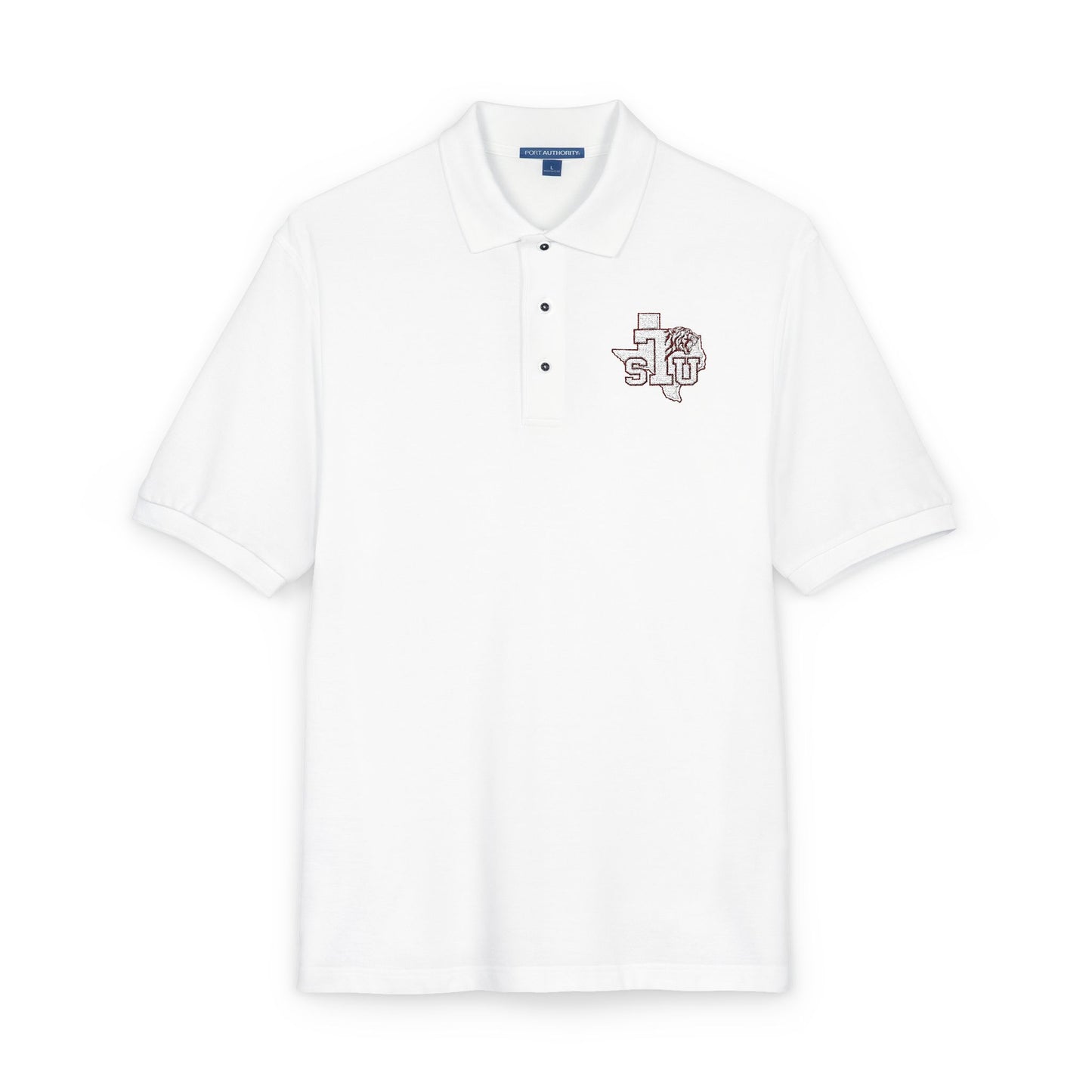 Texas Floral Outline Embroidered Polo