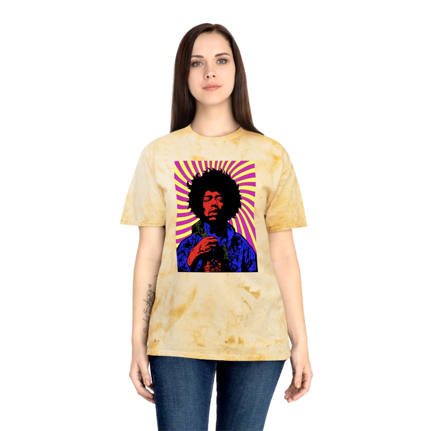 Hendrix Haze v2 Vibrant Unisex Tie-Dye T-Shirt, Colorful Graphic Tee, Casual Wear, Summer Fashion, Festival Outfit, Unique Gift Idea