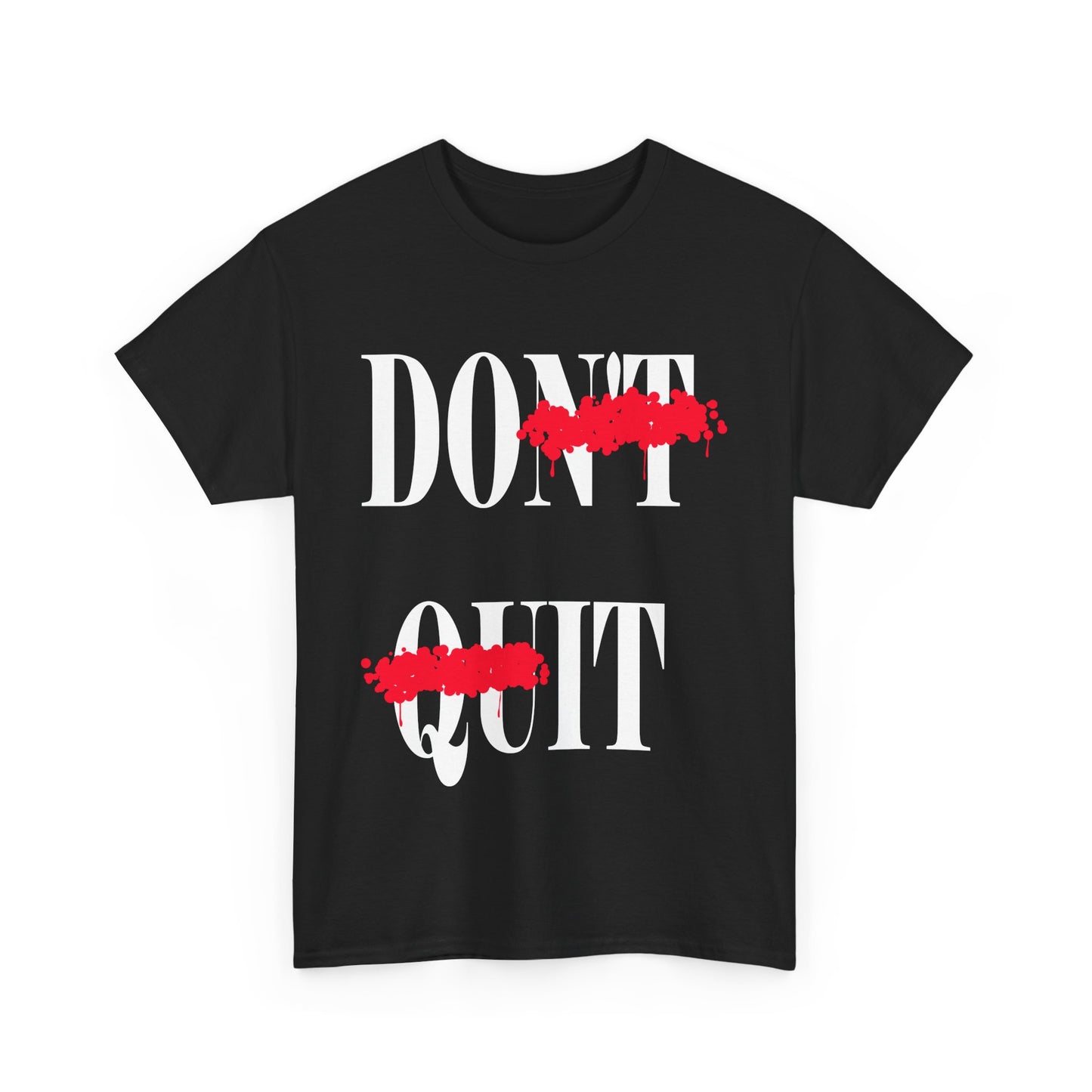 Do It / Don't Quit Unisex Heavy Cotton Tee - Retro Graphic Tee, Gift for Comic Fans, Casual Wear, Unique Streetwear, Birthday Present