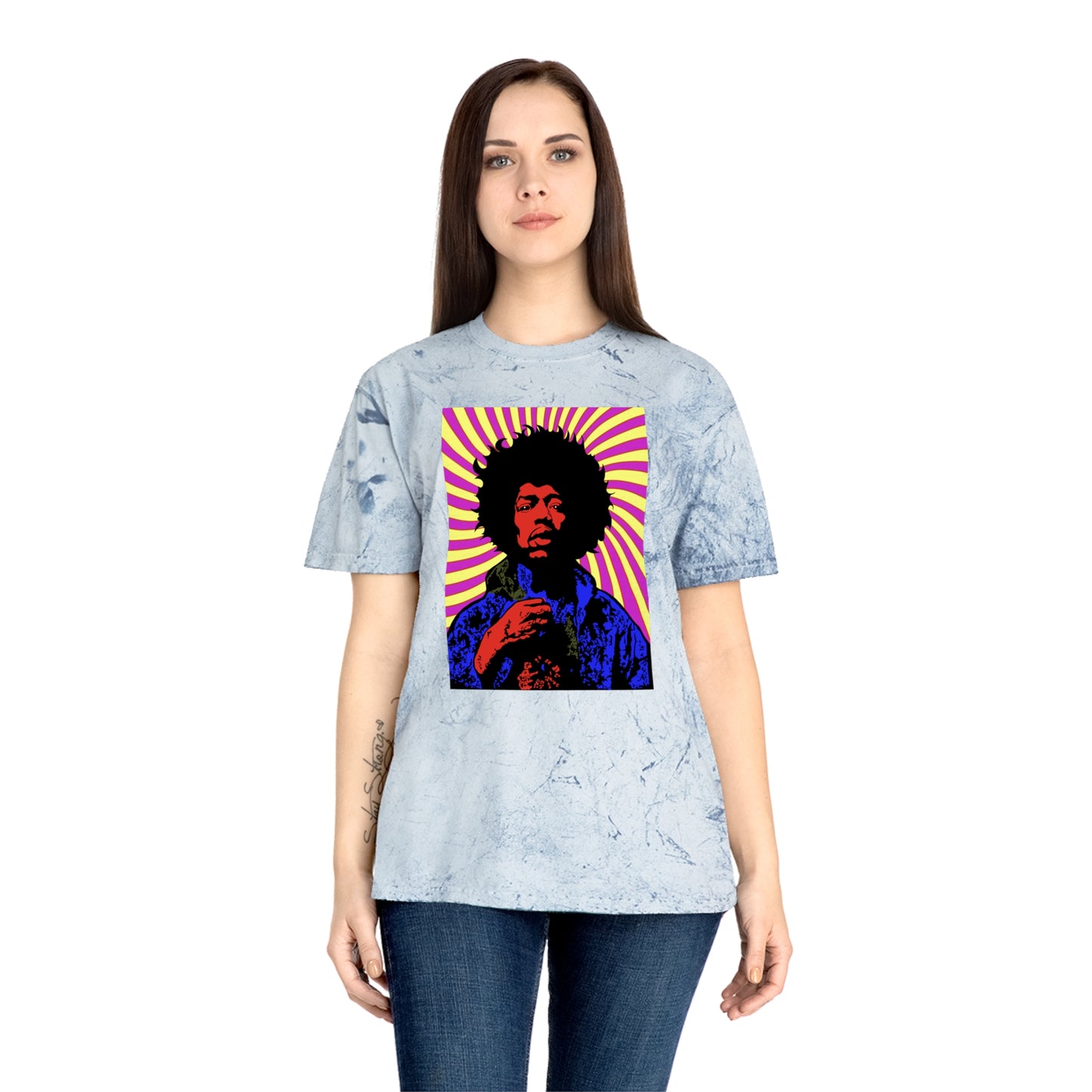 Hendrix Haze v2 Vibrant Unisex Tie-Dye T-Shirt, Colorful Graphic Tee, Casual Wear, Summer Fashion, Festival Outfit, Unique Gift Idea