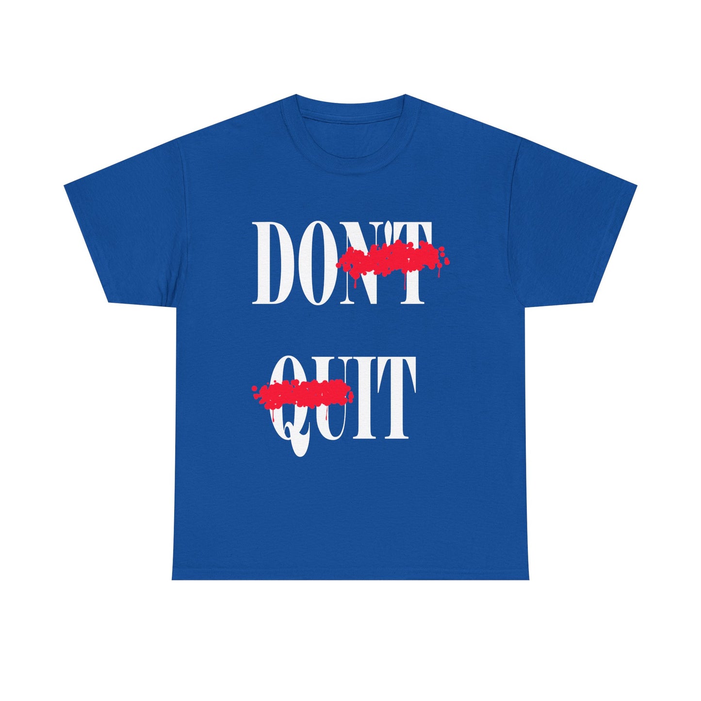 Do It / Don't Quit Unisex Heavy Cotton Tee - Retro Graphic Tee, Gift for Comic Fans, Casual Wear, Unique Streetwear, Birthday Present