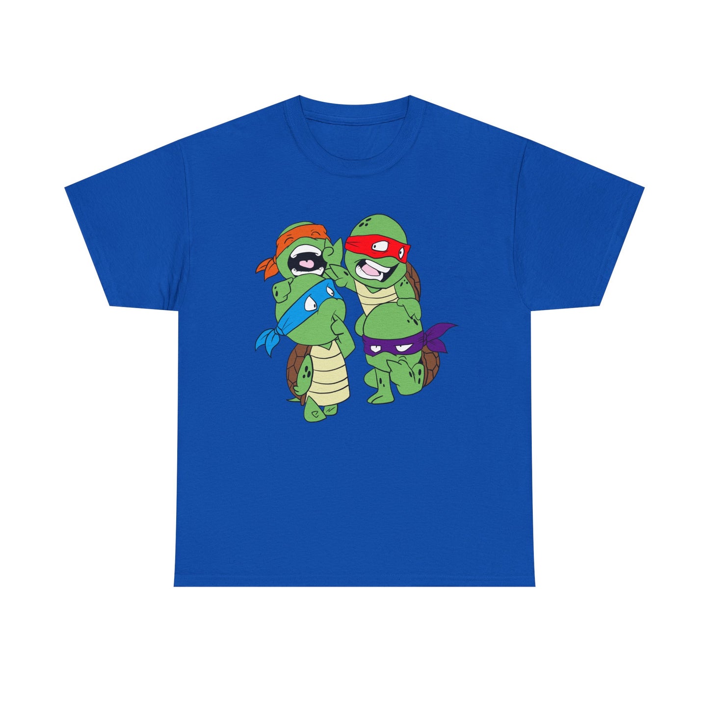 Turtle Power Unisex Heavy Cotton Tee - Retro Graphic Tee, Gift for Comic Fans, Casual Wear, Unique Streetwear, Birthday Present