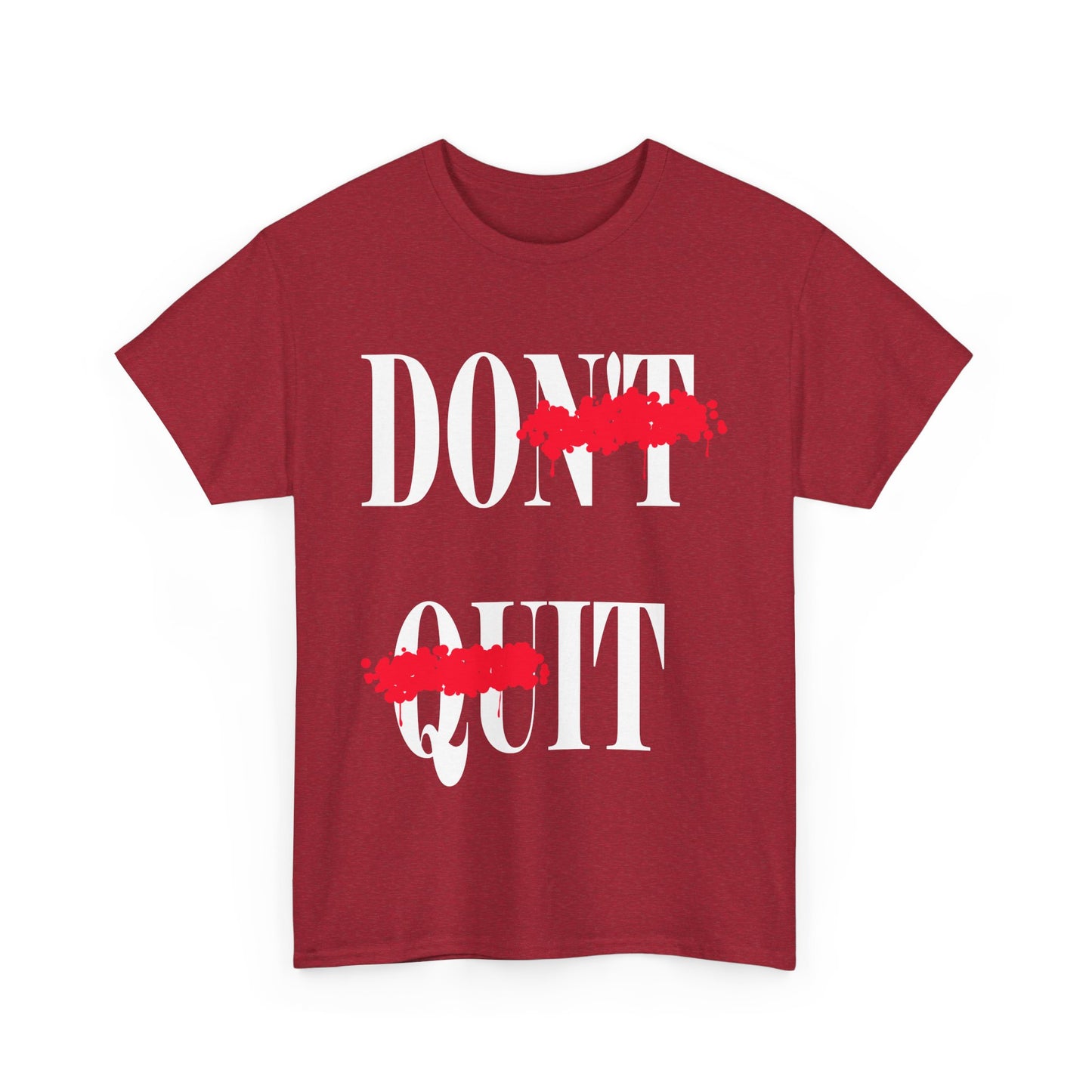 Do It / Don't Quit Unisex Heavy Cotton Tee - Retro Graphic Tee, Gift for Comic Fans, Casual Wear, Unique Streetwear, Birthday Present