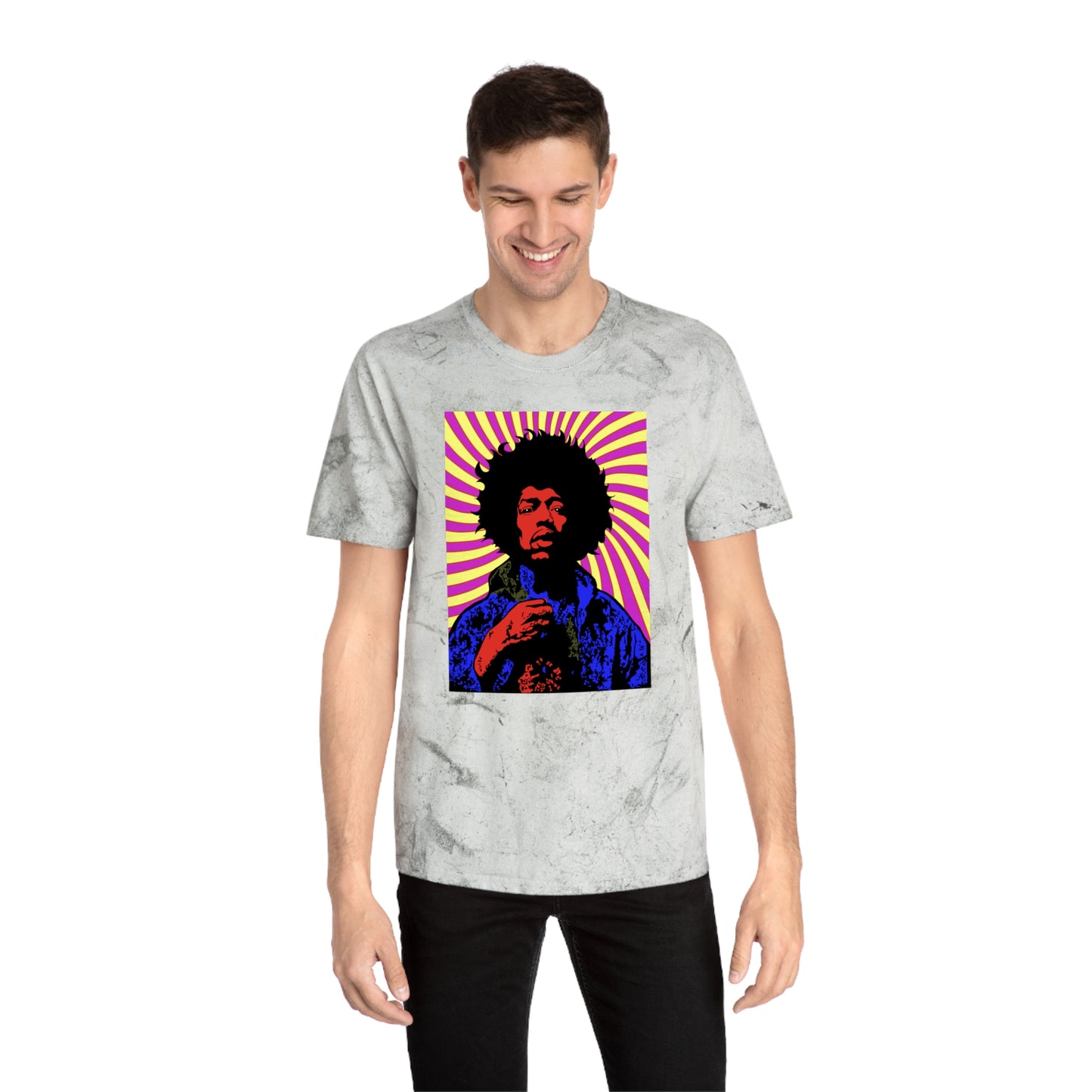 Hendrix Haze v2 Vibrant Unisex Tie-Dye T-Shirt, Colorful Graphic Tee, Casual Wear, Summer Fashion, Festival Outfit, Unique Gift Idea