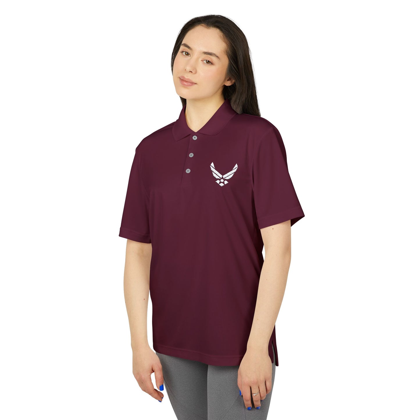 USAF v1 adidas Unisex Performance Polo