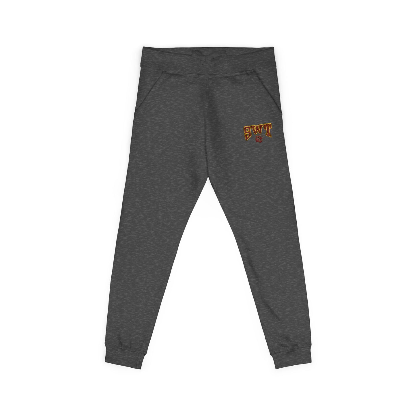 SWT Cozy Unisex Fleece Sweatpants, Embroidered Comfortwear, Ideal for Relaxation, Casual Style, Perfect Gift for Friends