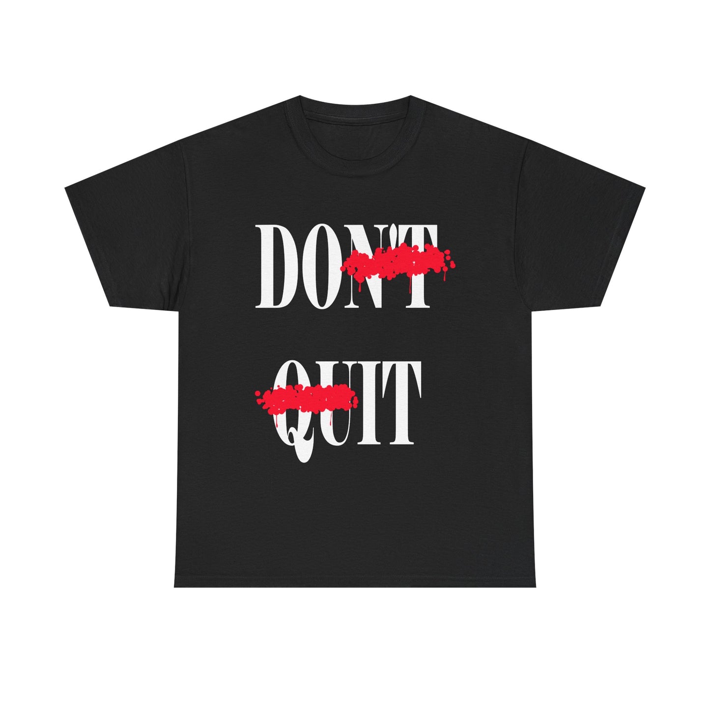 Do It / Don't Quit Unisex Heavy Cotton Tee - Retro Graphic Tee, Gift for Comic Fans, Casual Wear, Unique Streetwear, Birthday Present