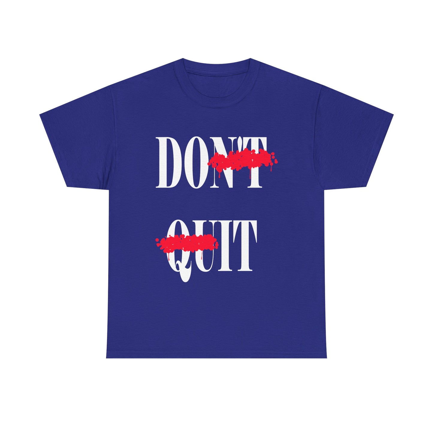 Do It / Don't Quit Unisex Heavy Cotton Tee - Retro Graphic Tee, Gift for Comic Fans, Casual Wear, Unique Streetwear, Birthday Present
