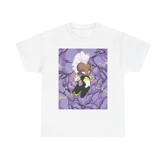 Stormy Unisex Heavy Cotton Tee - Retro Graphic Tee, Gift for Comic Fans, Casual Wear, Unique Streetwear, Birthday Present