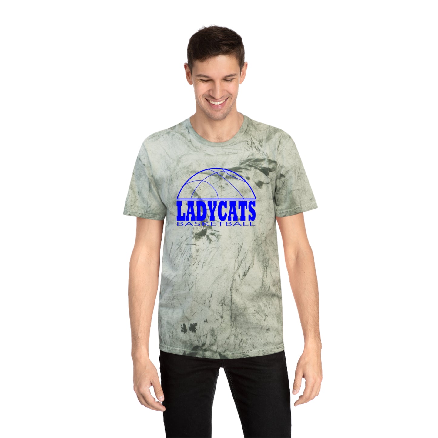 Lady Bobcat tie dye Vibrant Unisex Tie-Dye T-Shirt, Colorful Graphic Tee, Casual Wear, Summer Fashion, Festival Outfit, Unique Gift Idea