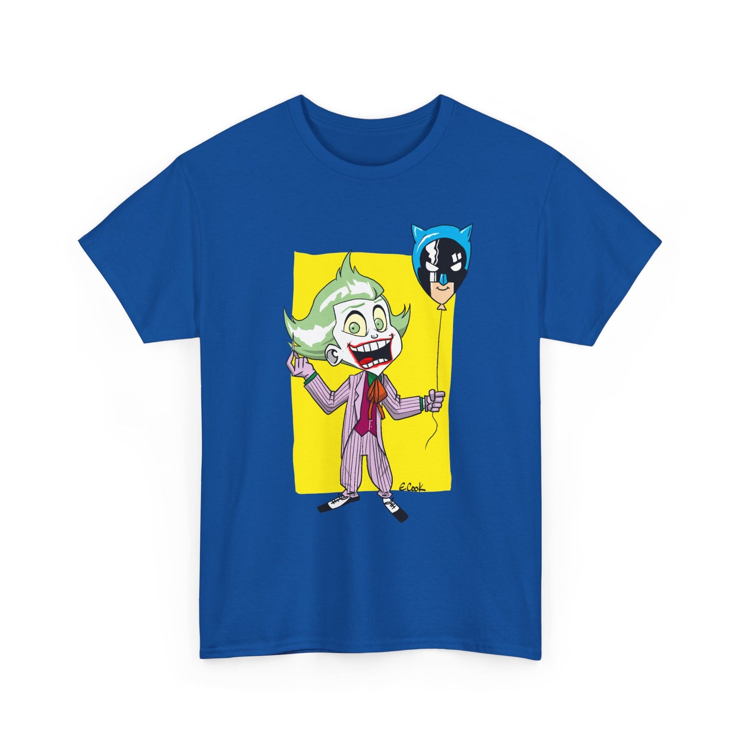 Bat pop Unisex Heavy Cotton Tee - Retro Graphic Tee, Gift for Comic Fans, Casual Wear, Unique Streetwear, Birthday Present